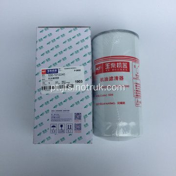 530-1012240 Filtro de óleo Yuchai genuíno